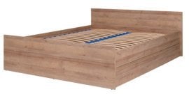 Postelja Cosmo C16 - 160x200 cm - hrast riviera