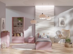 Maridex - Postelja Cosmo C08 - 90x200 cm - roza