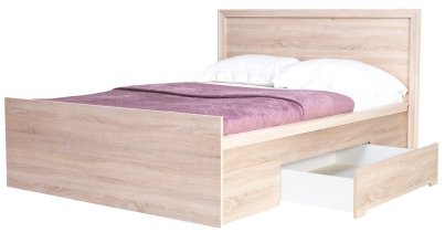 Maridex - Postelja Finezja F10 - 140x200 cm - hrast sonoma