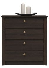 Komoda Finezja F09 - hrast sonoma čokolada