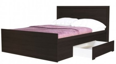 Maridex - Postelja Finezja F10 - 140x200 cm - hrast sonoma čokolada