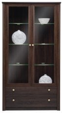 Vitrina Finezja F22 - hrast sonoma čokolada