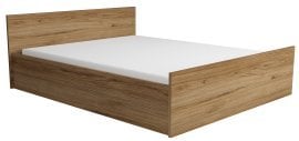 Postelja Maximus M17 - 160x200 cm - hrast catania