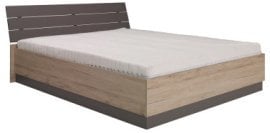 Dvižna postelja Dione D04 - 160x200 cm - san remo/siva