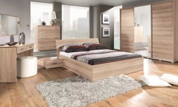Maridex - Dvižna postelja Penelopa P05 - 160x200 cm - hrast sonoma