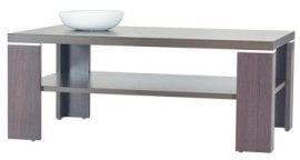 Klubska miza Achilles - kostanj wenge