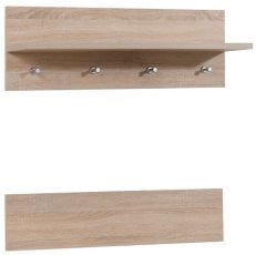 Obešalnik s polico Hit H04 - hrast sonoma