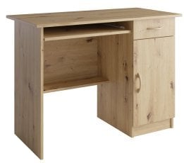 Pisalna miza 01 - hrast artisan