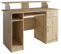 Pisalna miza Max - hrast artisan