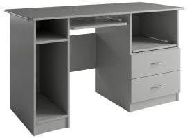 Pisalna miza s predali Max - siva