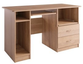 Pisalna miza s predali Max - hrast riviera 