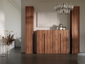 Maridex - Komplet za spalnico in hodnik Slim - warmia oreh