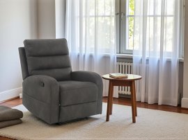 Počivalnik z relaks mehanizmom Arezzo Lux - siv