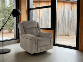 Električen počivalnik z relaks mehanizmom Trevi Lounge - siv
