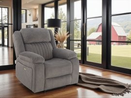 Električen počivalnik z relaks mehanizmom Fosso Comfort - siv