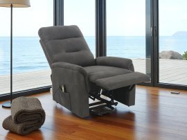 Električen počivalnik z relaks mehanizmom Bosa Nova - siv