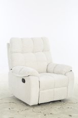 Počivalnik z relaks mehanizmom Belluno Home - svetlo siv