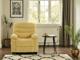 Električen počivalnik z relaks mehanizmom Roseto Soft - rumen