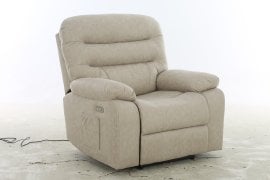 Električen počivalnik z relaks mehanizmom Roseto Soft - rumen