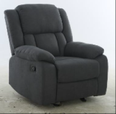 Počivalnik z relaks mehanizmom Erice Line - siv