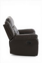 Soffina - Usnjen počivalnik z relaks mehanizmom Trevi Lounge espresso rjava
