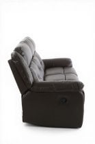 Soffina - Usnjen trosed z relax mehanizmom Trevi lounge - espresso rjava