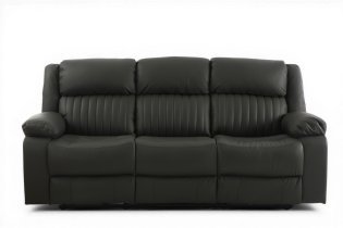 Soffina - Usnjen trosed z relax mehanizmom Fosso comfort - dimno rjava