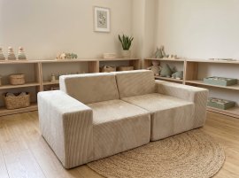 Vakuumsko pakiran kavč Bambini - beige