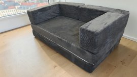 Vakuumsko pakiran kavč Tino - rjav