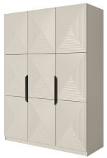 Garderobna omara na čoklu Asha 150 3D - kašmir