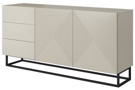 Komoda s kovinskim okvirjem Asha 167 2D3SZ - kašmir