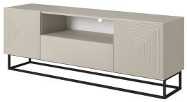 TV komoda s kovinskim okvirjem Asha 167 2D1SZ - kašmir