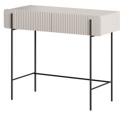 Miza za ličenje 100 2SZ Malmi 60 4D - kašmir, črne noge