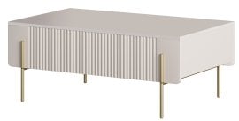 Klubska miza Malmi 100 2SZ - kašmir, zlate noge