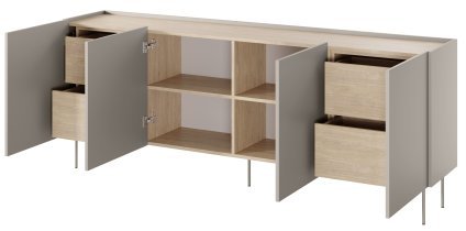 Bogart - Komoda Desin 220 4D4SZ - kašmir