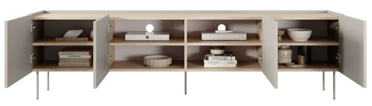 Bogart - TV komoda Desin 220 4D - kašmir