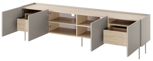 Bogart - TV komoda Desin 220 4D2SZ - kašmir