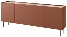 Komoda Desin 220 4D - keramična rdeča