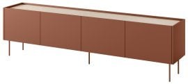 TV komoda Desin 220 4D1SZ - keramična rdeča