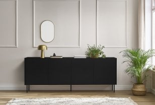 Bogart - Komoda Desin 220 4D4SZ - črna