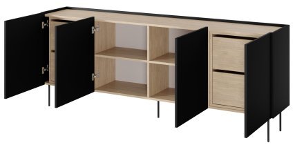 Bogart - Komoda Desin 220 4D4SZ - črna