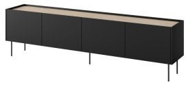 TV komoda Desin 220 4D - črna