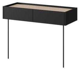 Miza za ličenje Desin 2SZ - črna