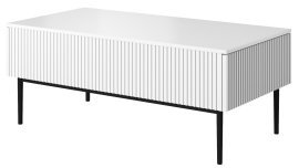 Klubska miza Nicole 120 2SZ - bela