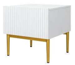 Bogart - Nočna omarica Nicole 46 1SZ - bela