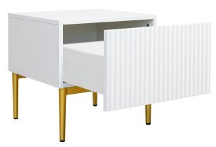 Bogart - Nočna omarica Nicole 46 1SZ - bela