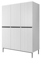 Garderobna omara Nicole 150 3D - bela