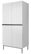 Garderobna omara Nicole 100 2DP - bela