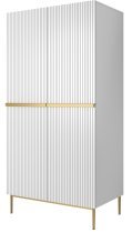 Bogart - Garderobna omara Nicole 100 2DP2SZ  - bela