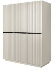 Garderobna omara na čoklu Nicole 150 3D - kašmir